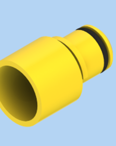 CONNECTOR,TRANSITION 3/4" ROUND PIPE